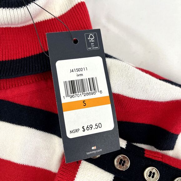 New Women’s Tommy Hilfiger Turtleneck Lightweight Sweater Sz S NWT $69 - Picture 3 of 7